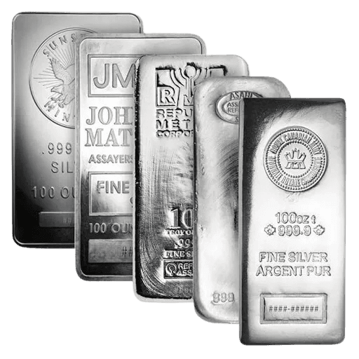 100 oz silver bar